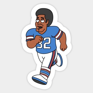 OJ Simpson Cartoon Sticker